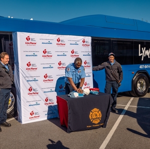 Orlando LYNX AED demo