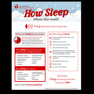 How Sleep Affects Your Health infographic
