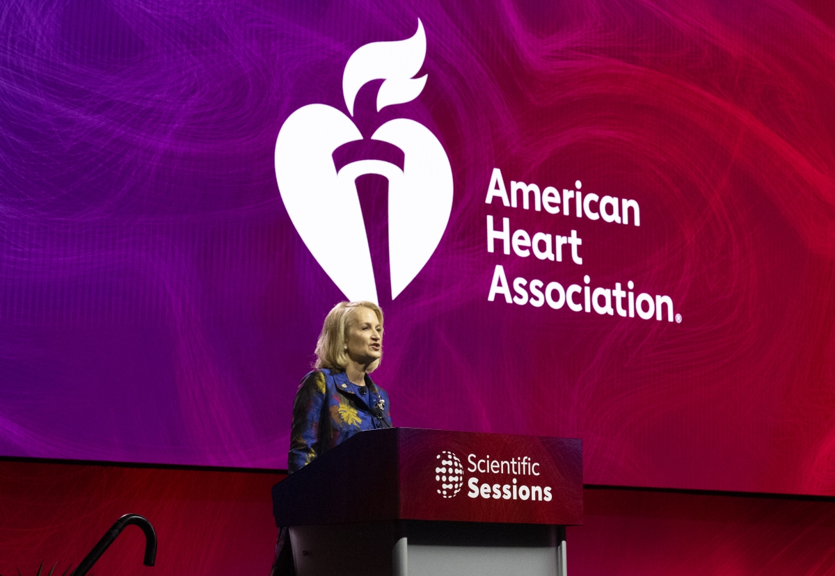 Stacey E. Rosen delivers SS25 presidential address wide shot