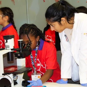 Upstate STEM during microscope workshop
