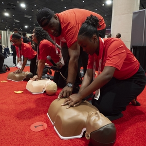 CPR training at SS25