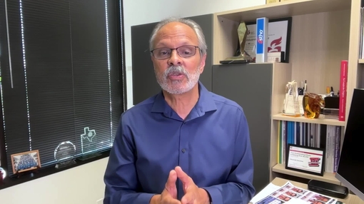 Eduardo Sanchez on healthy eating bumper sticker