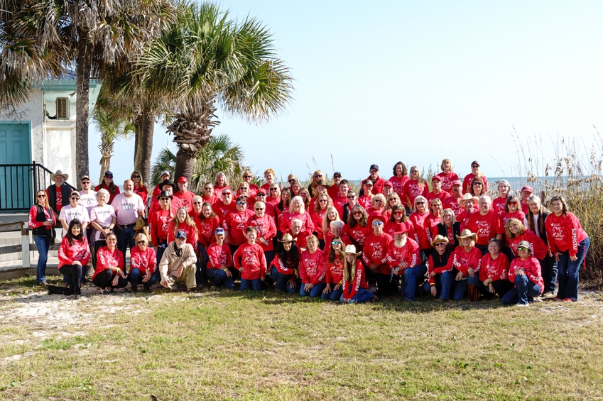 Survivors and supporters ride horses for heart health
