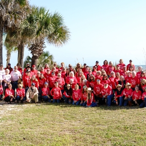 Survivors and supporters ride horses for heart health