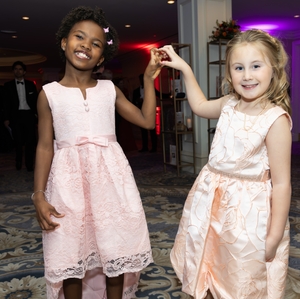 Kennedy Shivers and Aubrey Speiss at the Heart Ball