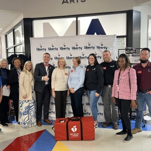 Liberty STEAM School receives donated CPR kits and staff training