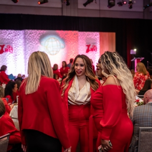  Women networking at Go Red for Women Dallas