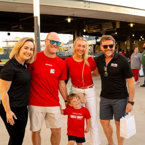 Emcees with Participants at the 2025 CSRA Heart Walk