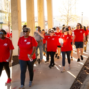 Participants Walking at 2025 CSRA Heart Walk