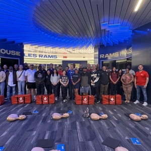 Los Angeles Rams add lifesavers to the chain of survival in 22 schools