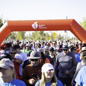 Participants at the 2024 Central Valley Heart and Stroke Walk