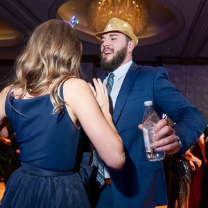 Guests dance at AT&T Côtes du Coeur after party
