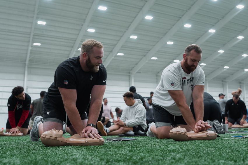 NFL’s Falcons mark CPR Week with Hands-Only CPR and AED training ...