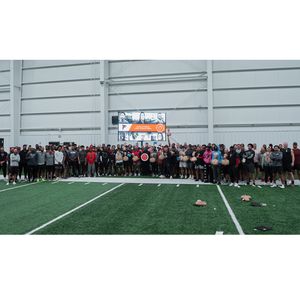 Falcons Hands-Only CPR and AED Training Group Photo
