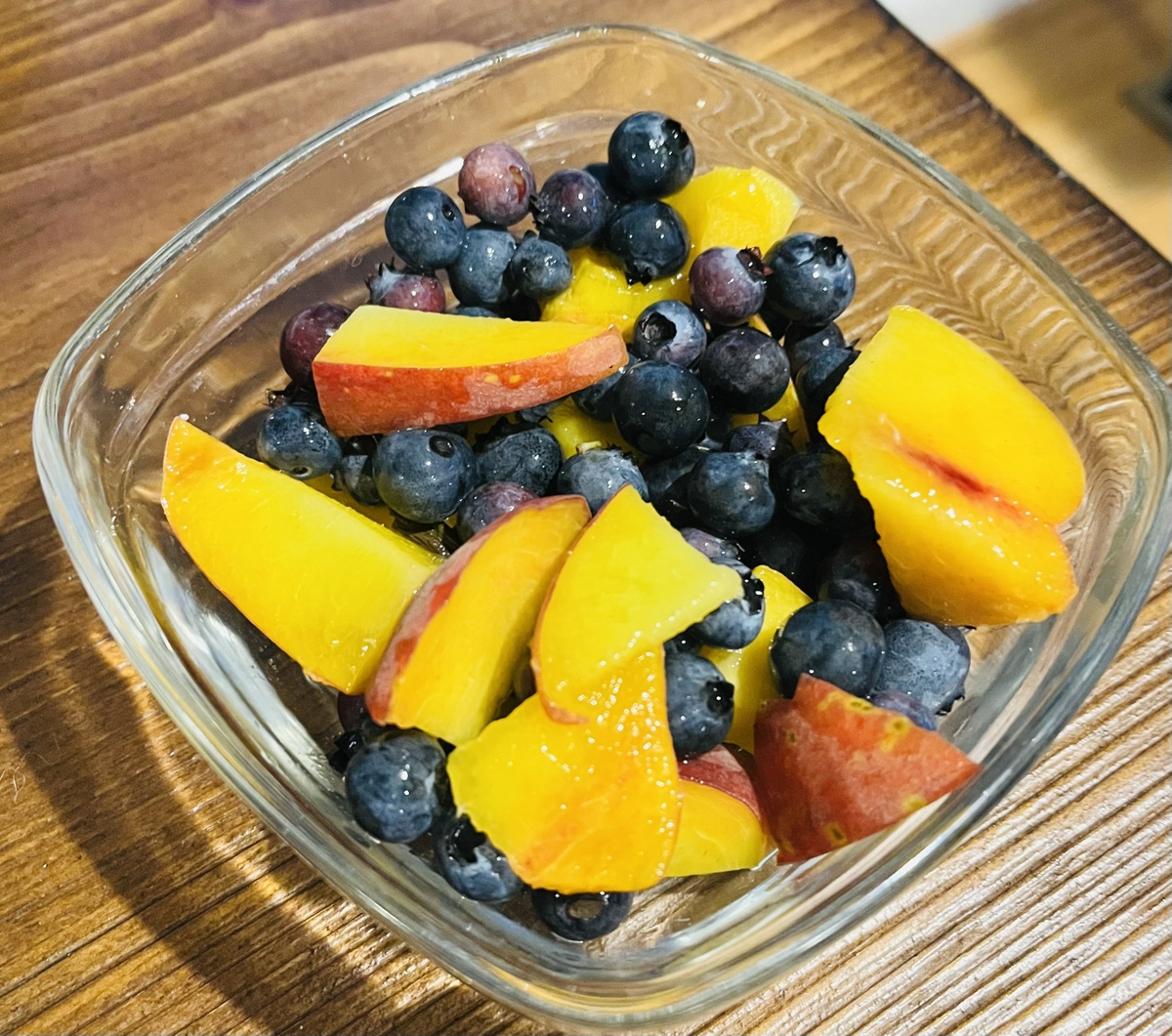 Fresh berries and stone fruits
