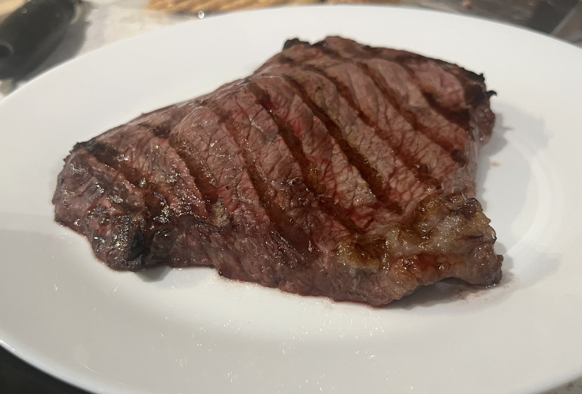 Grilled steak