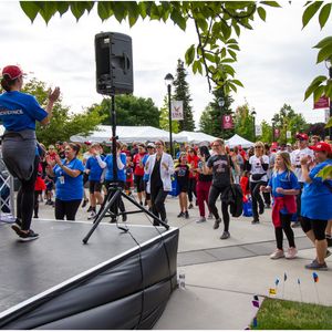 Heart and Stroke Walk warm up