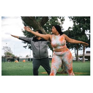 Yoga at the park