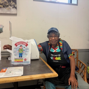 Blanche Smith at the Community Resource Center in North Charleston