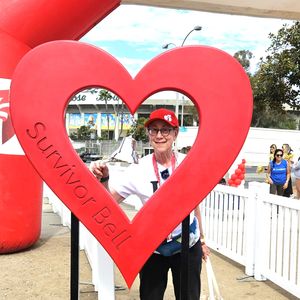 Judy Race at the Heart and Stroke Walk in 2024