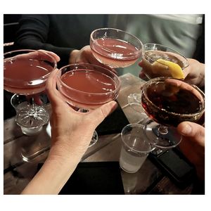 People toasting with alcohol