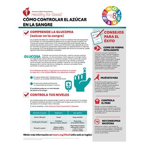 Life's Essential 8: Manage Blood Sugar - Spanish