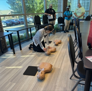 Hands-Only CPR Demonstration at YMCA Sumter