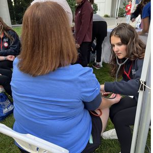 Washington Heart and Stroke Walk blood pressure readings