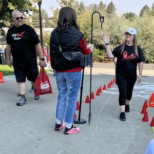 Washington Heart and Stroke Walk stroke survivor rings survivor bell