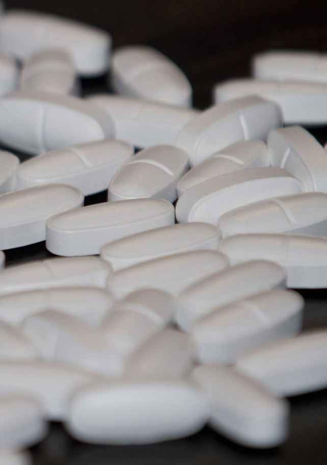 Calcium tabs and bottle