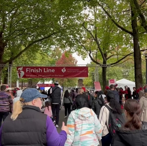 2025 WA Heart and Stroke Walk Seattle participants cross the finish line