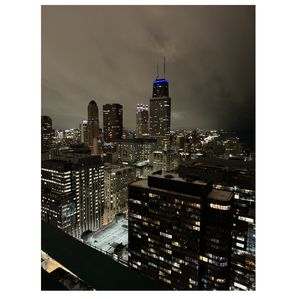 City lights at night