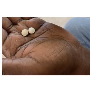 Melatonin in man's hand