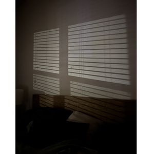 Lights reflecting on wall