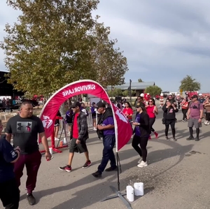 Central Valley Heart and Stroke Walk finishers b-roll