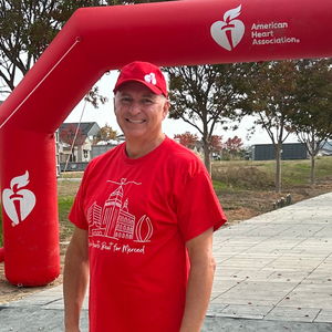 Dale Johns at the Central Valley Heart and Stroke Walk