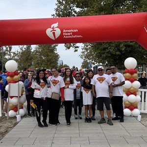 Central Valley Heart and Stroke Walk team photo