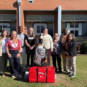 CPR in Schools Kit Presented to Goose Creek High School