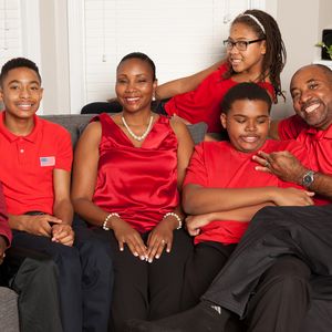 Stephenie and family group shot 2