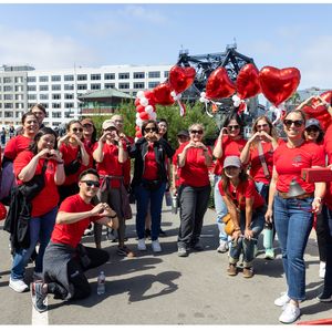 Smiling team at the 2025 San Francisco Heart Walk