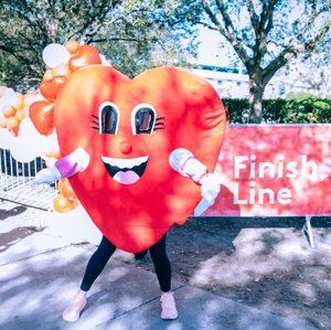 American Heart Association mascot Heart Diva