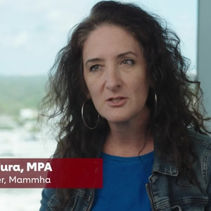 Maureen Fura speaking on Mammha impact 