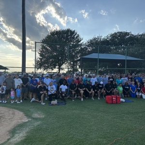 Aledo Athletic Inc. coaches, volunteers, and community members learn Hands-Only CPR in honor of coach who passed away