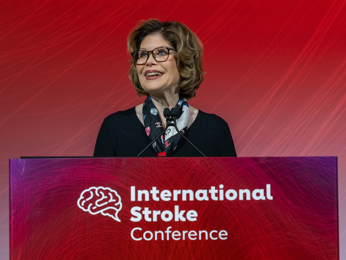 Nancy Brown addresses attendees at ISC26 