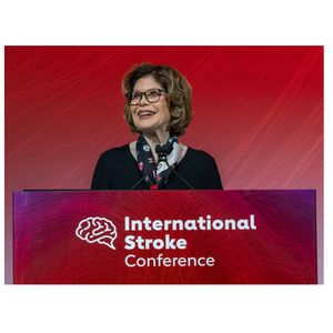 Nancy Brown addresses attendees at ISC26 