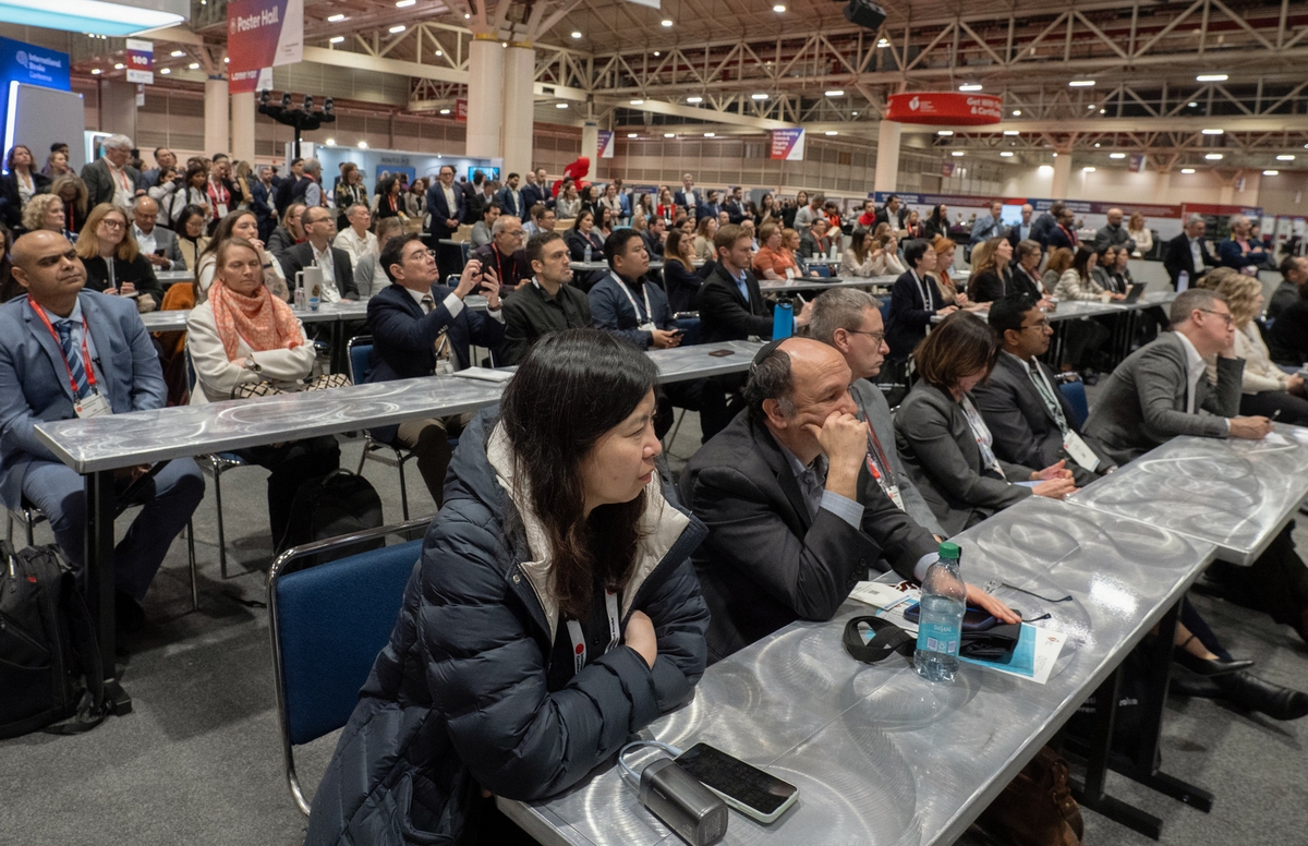 Attendees at Learning Studio 1 at ISC26