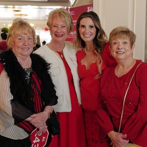 Executive Director Kelley Berry with guests 