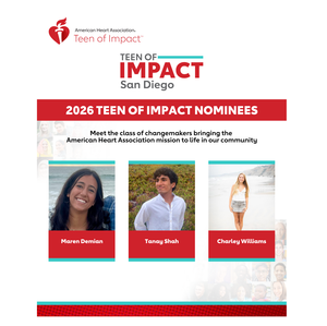 2026 San Diego Teen of Impact Nominees