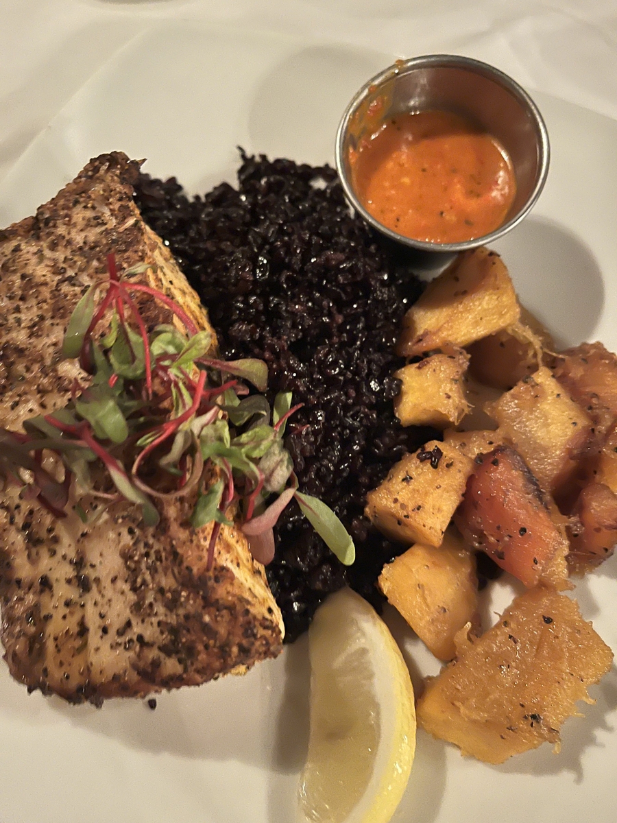 Salmon dinner