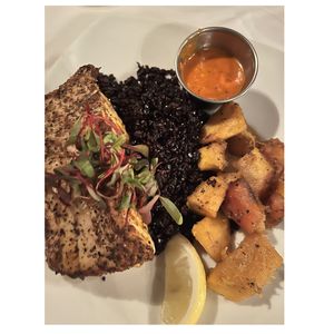 Salmon dinner